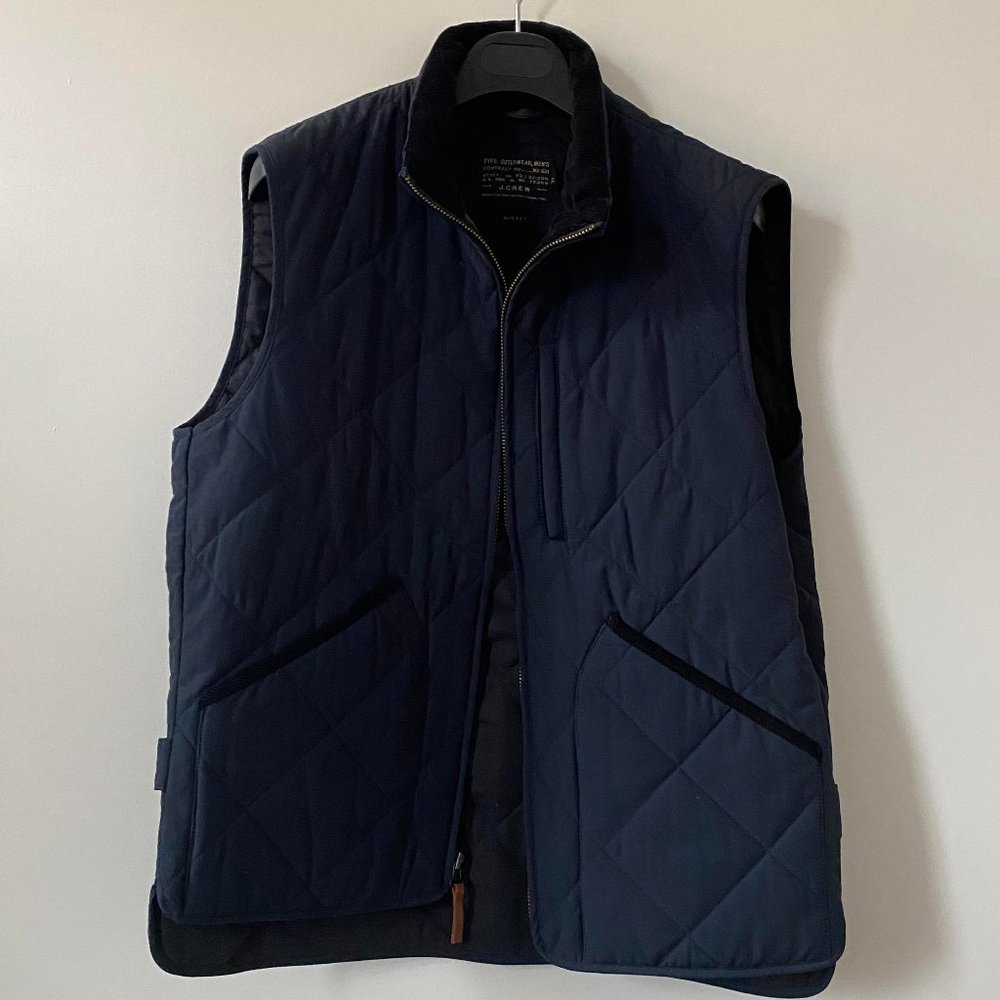 J.Crew Sussex quilted vest with PrimaLoft®